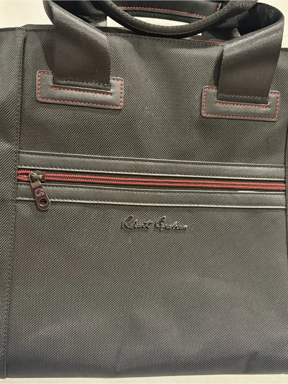 Robert Graham Leclerc II Weekender Bag Shoulder Strap Black NWOT $498